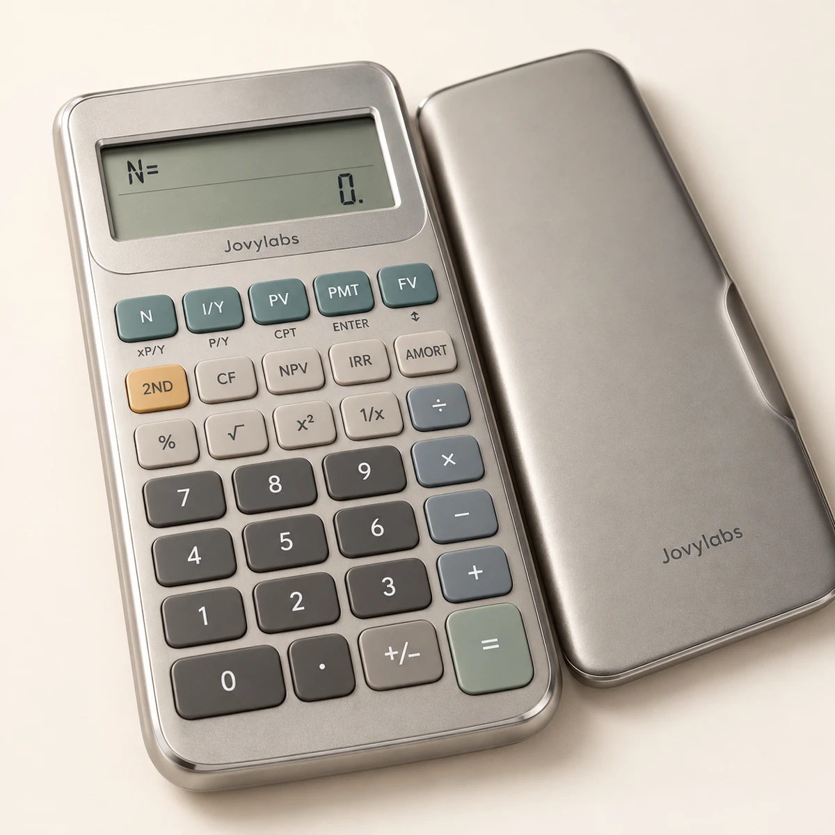 Accord Financial Calculator in Warm silver